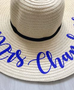 Mrs Personalised Sun Hat | Customise 